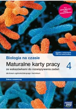 Biologia na czasie 4 Maturalne karty pracy Zakres rozszerzony Szkoła ponadpodstawowa - Krotke Agnieszka