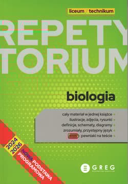 Biologia. Repetytorium. Liceum/technikum wyd. 2026 - Mikołajczyk Maciej, Kornelia Wójcik, Zygmunt Jolanta