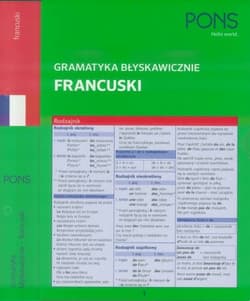 Błyskawicznie gramatyka francuska PONS - Opracowanie Zbiorowe