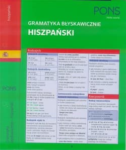 Błyskawicznie gramatyka hiszpańska PONS - Opracowanie Zbiorowe