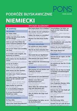 Błyskawicznie podróże niemiecki PONS - Opracowanie Zbiorowe