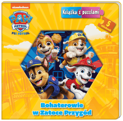 Bohaterowie w Zatoce Przygód. Psi Patrol. Książka z puzzlami - Opracowanie Zbiorowe