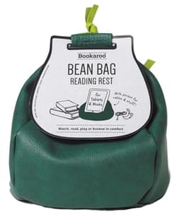 Bookaroo Bean Bag Pufa pod książkę/tablet zielona