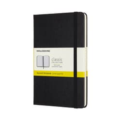 BOTES MOLESKINE W KRATKĘ CZARNY