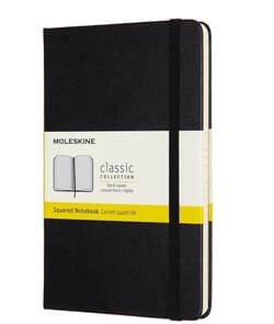 BOTES MOLESKINE W KRATKĘ CZARNY