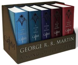 Box. George R. R. Martin's A Game of Thrones Leather-Cloth Boxed Set (Song of Ice andFire Series)