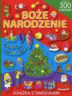Boże Narodzenie Książka z naklejkami ponad 300 naklejek