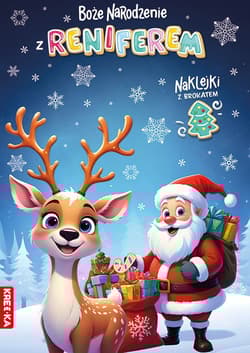 Boże Narodzenie z reniferem. Kolorowanka - Opracowanie Zbiorowe