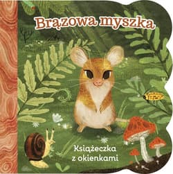 Brązowa myszka Książeczka z okienkami