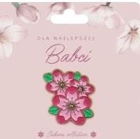 Broszka prezentowa Najlepsza Babcia