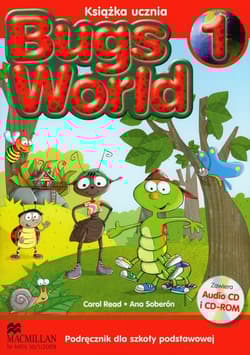 Bugs World 1 Podręcznik z płytą CD Szkoła podstawowa - Read Carol, Soberon Ana