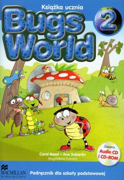 Bugs World 2 Podręcznik z płytą CD Szkoła podstawowa - Read Carol, Soberon Ana, Kondro Magdalena