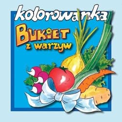 Bukiet z warzyw - kolorowanka - Anna Rolińska