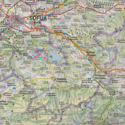 Bułgaria mapa 1:400 000 - Opracowanie Zbiorowe