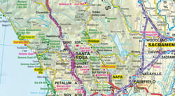 Galeria - zdjęcie nr. 3 - California road and tourist map 1:1 250 000 (ANG) laminat 2025