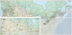 Galeria - zdjęcie nr. 2 - Canada laminowana mapa samochodowo-turystyczna 1:2 500 000 1:5 500 000 1:10 000 000