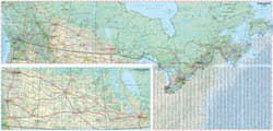 Galeria - zdjęcie nr. 3 - Canada road and tourist map 1:10 000 000 ANG  laminat 2025
