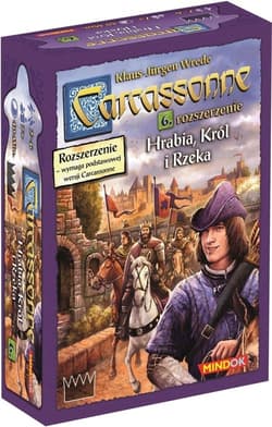 Carcassonne Hrabia Król i Rzeka 6 rozszerzenie do drugiej edycji najpopularniejszej gry kafelkowej - Klaus-Jürgen  Wrede