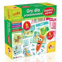 Carotina Gry dla przedszkolaków Dopasuj wyrazy