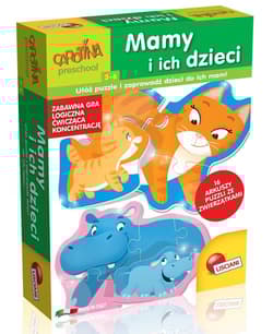 Carotina Mamy i ich dzieci Ułóż puzzle i zaprowadź dzieci do ich mam