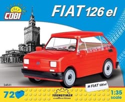Cars Mały Fiat 126P 1994-1999 72 klocki