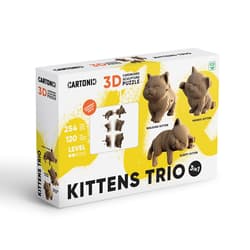 Galeria - zdjęcie nr. 4 - Cartonic 3D Puzzle KITTENS TRIO
