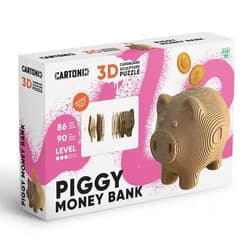 Cartonic 3D Puzzle PIGGY MONEY BANK