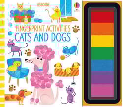 Cats and Dogs. Fingerprint activities wer. angielska - Fiona Watt, Candice Whatmore
