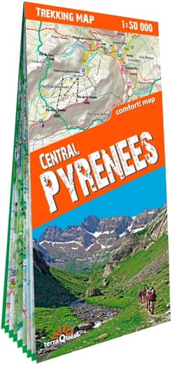 Central Pyrenees trekking map 1:50 000 laminat - Opracowanie Zbiorowe