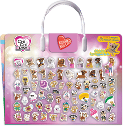 Chi Chi i przyjaciele. Chi chi love. Kocham naklejać - null null, Opracowanie Zbiorowe