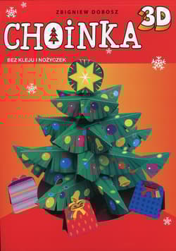 Choinka 3D bez kleju i nożyczek