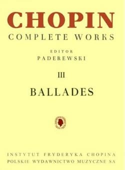 Chopin Complete Works III Ballades - Fryderyk Chopin