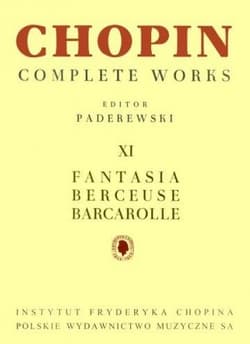 Chopin Complete Works XI Fantazja. Berceuse... - Fryderyk Chopin