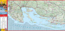 Galeria - zdjęcie nr. 4 - Chorwacja i Czarnogóra mapa wybrzeża 1:300 000 laminat 2023