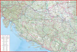 Galeria - zdjęcie nr. 2 - Chorwacja mapa samochodowa 1:650 000 papier 2019