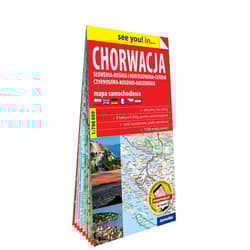 Chorwacja mapa samochodowa 1:650 000 papier 2019 - Opracowanie Zbiorowe