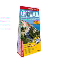 Chorwacja mapa samochodowa 1:750 000 laminat 2024 - Opracowanie Zbiorowe
