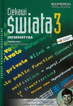 Ciekawi świata 3 Informatyka Podręcznik Zakres rozszerzony Szkoła ponadgimnazjalna