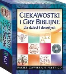 Ciekawostki i gry biblijne dla dzieci.. (4 CD) - Praca zbiorowa