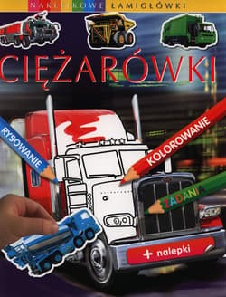 Ciężarówki Naklejkowe łamigłówki