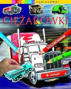 Ciężarówki Naklejkowe łamigłówki