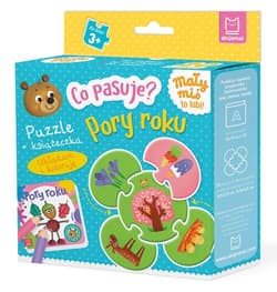 Co pasuje? Pory roku Puzzle + książeczka - Anna Podgórska