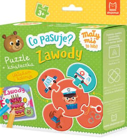Co pasuje? Zawody Puzzle + książeczka - Anna Podgórska