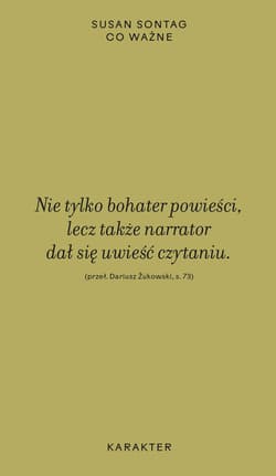 Co ważne - Susan Sontag