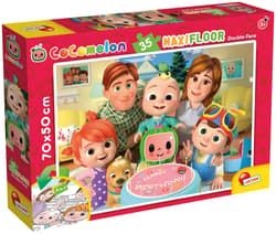 Cocomelon - dwustronne puzzle podłogowe 35 el.