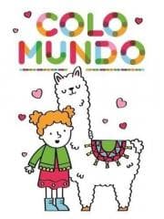 Colomundo z grubym obrysem Dziewczynka z lamą - Praca zbiorowa