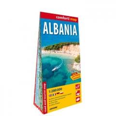 Comfort map Albania 1:280 000 - Praca zbiorowa
