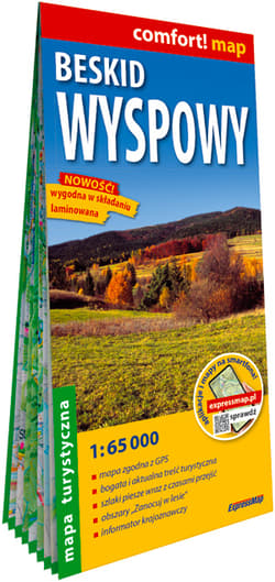 Comfort!map Beskid Wyspowy 1:65 000 mapa w.2026 - Praca zbiorowa