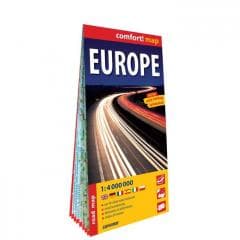 Comfort!map Europa (Europe) 1:4 000 000 lam w.2025 - Praca zbiorowa