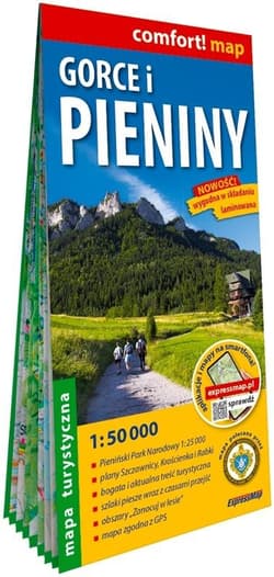 Comfort! map Gorce i Pieniny 1:50 000 mapa - Praca zbiorowa